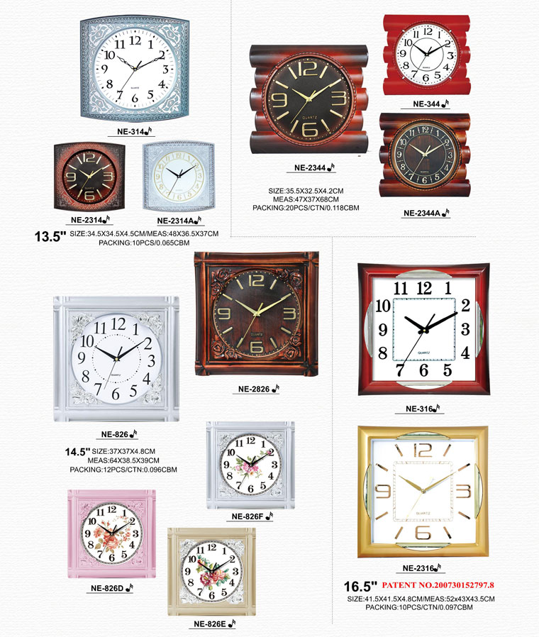 Page043 Fashionable and Simpie Clocks