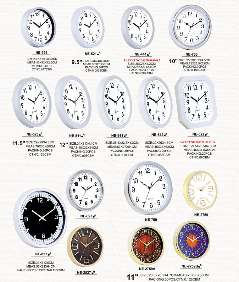 Page052 Fashionable and Simpie Clocks