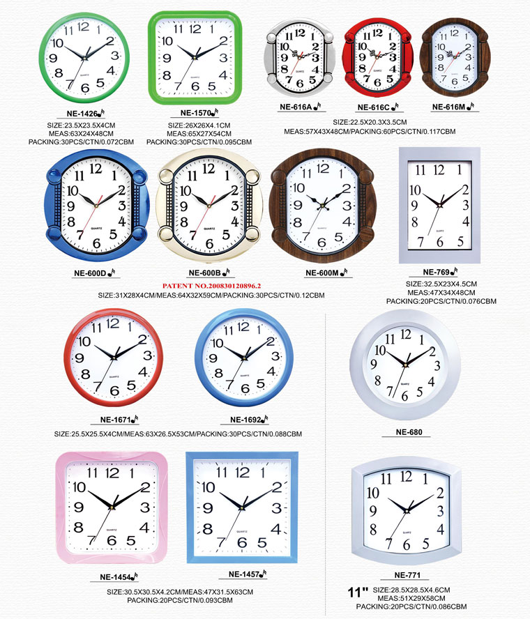 Page057 Fashionable and Simpie Clocks