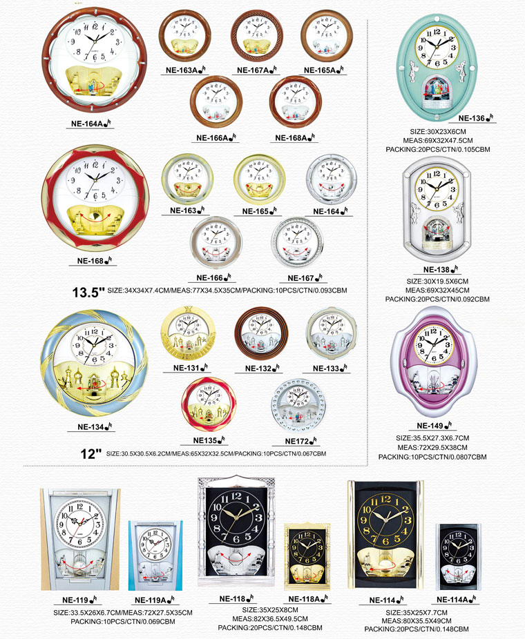 Page008 Fashionable and Simpie Clocks