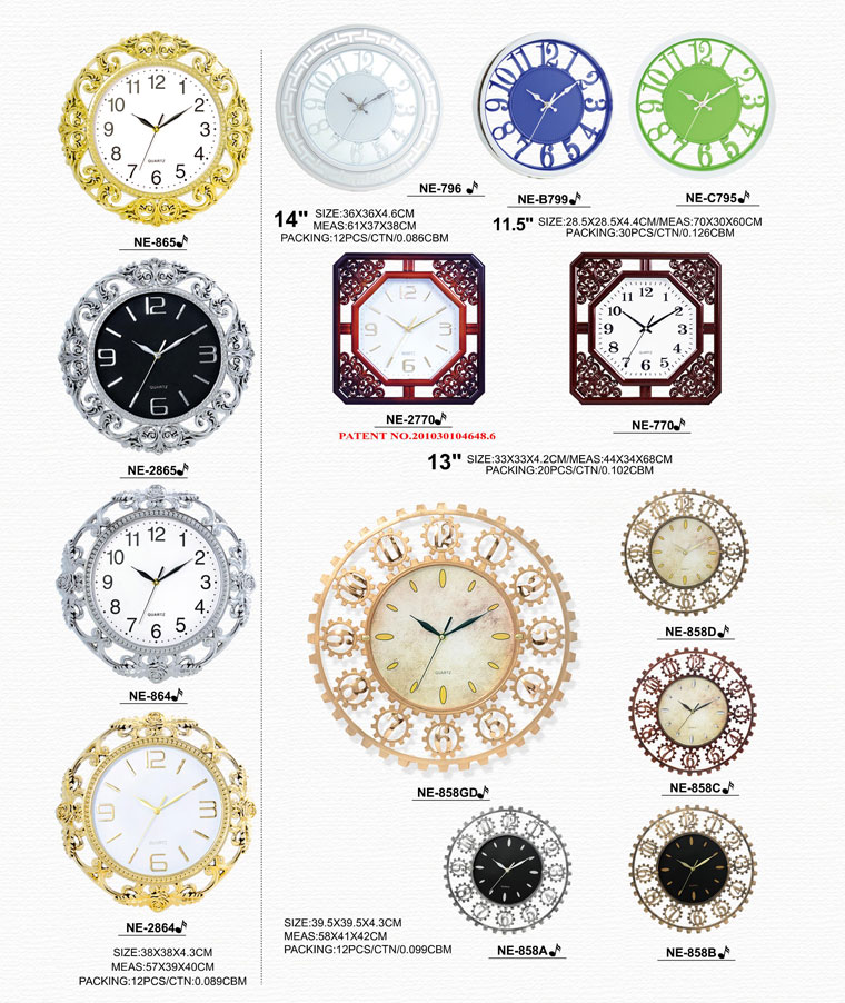 Page010 Fashionable and Simpie Clocks